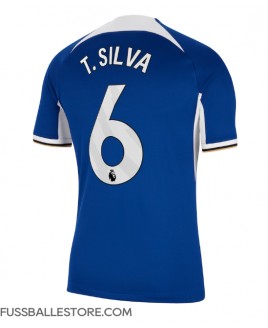 Günstige Chelsea Thiago Silva #6 Heimtrikot 2023-24 Kurzarm